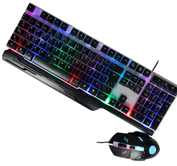 TECLADO Y MOUSE DE CABLE GAMER WB-550